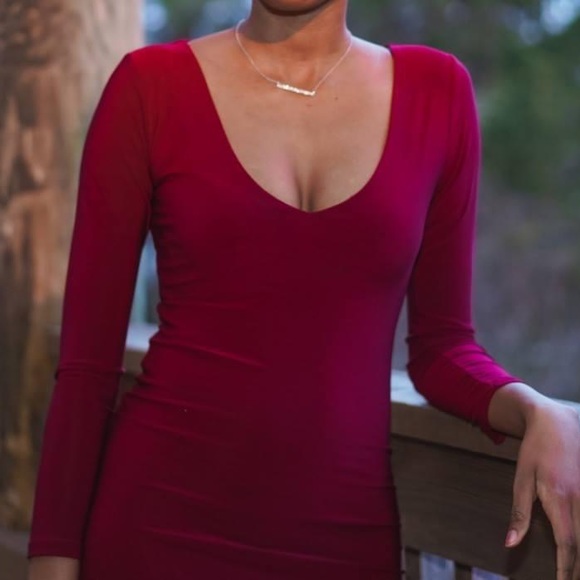 Sexy Red Dress - Picture 2 of 2